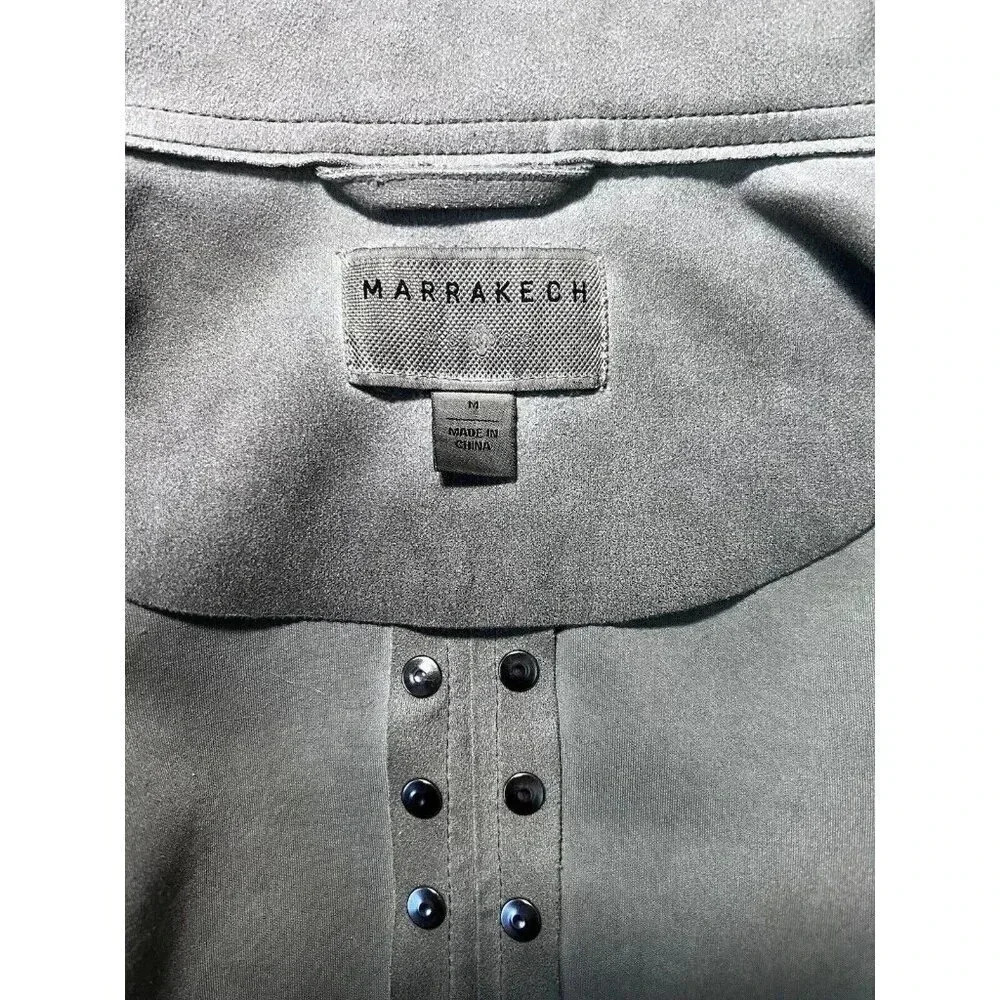 Anthropologie Green Leather Moto Jacket - Picture 6 of 13